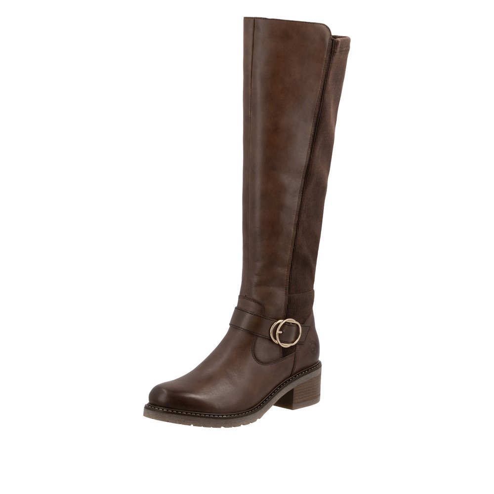 Remonte D1A73-25 Anatomical Leather Boot Brown 5.5cm Remonte D1A73-25 Anatomical Leather Boot Brown 5.5cm