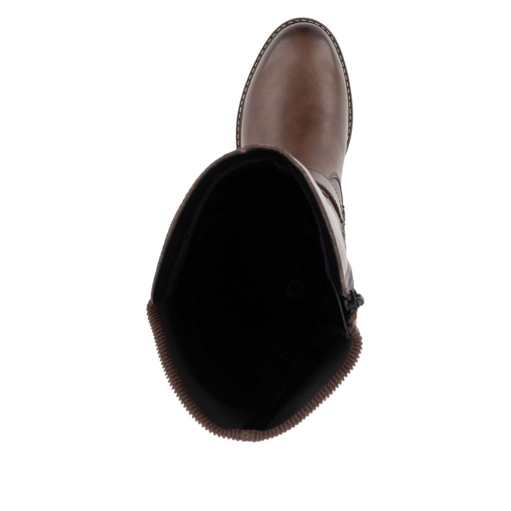 Remonte D1A73-25 Anatomical Leather Boot Brown 5.5cm Remonte D1A73-25 Anatomical Leather Boot Brown 5.5cm