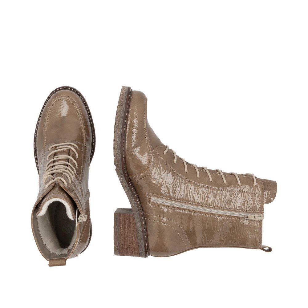 Remonte D1A77-64 Anatomic Leather Ankle Boot Cigar Remonte D1A77-64 Anatomic Leather Ankle Boot Cigar