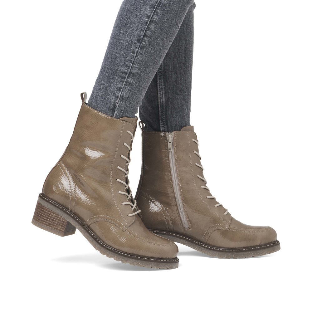 Remonte D1A77-64 Anatomic Leather Ankle Boot Cigar Remonte D1A77-64 Anatomic Leather Ankle Boot Cigar