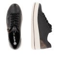 Remonte D1C01-03 Anatomical Leather Sneaker Black