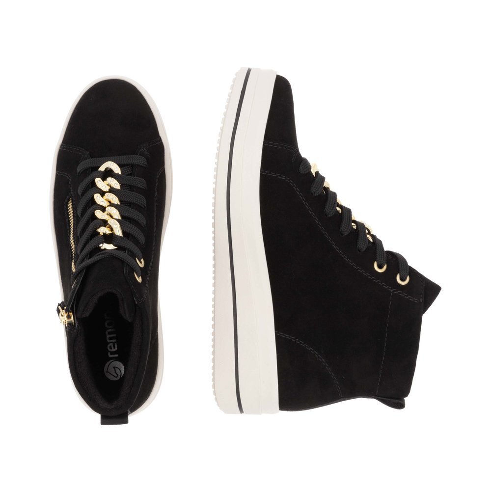 Remonte D1C70-02 Anatomical Ankle Boot Sneaker Black Remonte D1C70-02 Anatomical Ankle Boot Sneaker Black