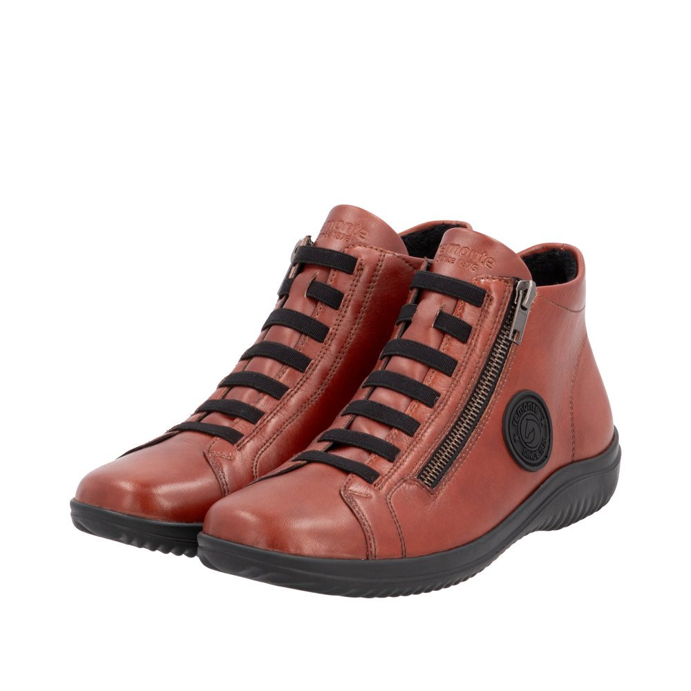 Remonte D1E70-38 Anatomical Ankle Boot Sneaker Red Remonte D1E70-38 Anatomical Ankle Boot Sneaker Red