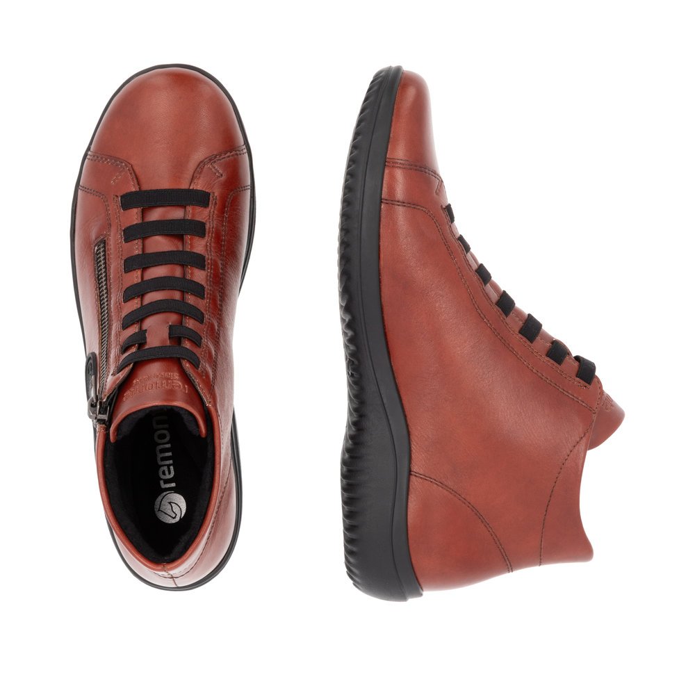 Remonte D1E70-38 Anatomical Ankle Boot Sneaker Red Remonte D1E70-38 Anatomical Ankle Boot Sneaker Red