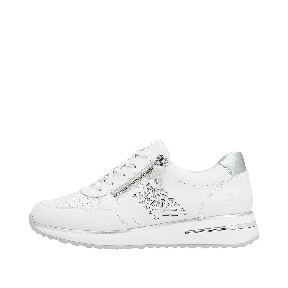 Remonte D1G00-80 Anatomical Leather Sneaker White