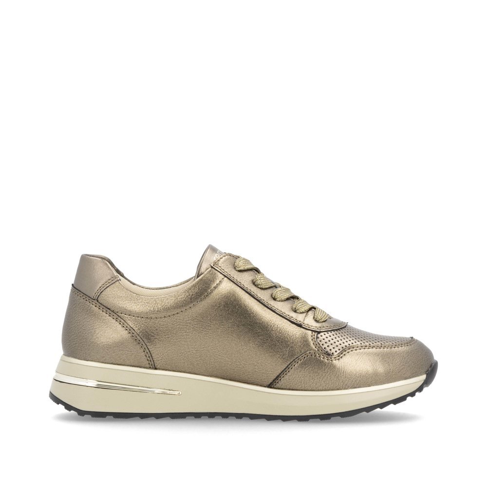 Remonte D1G00-90 Anatomical Leather Sneaker Gold Remonte D1G00-90 Anatomical Leather Sneaker Gold
