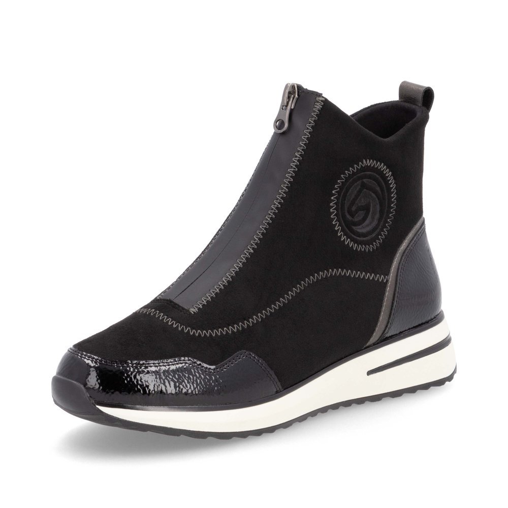 Remonte D1G70-03 Anatomical Ankle Boot Sneaker Black Remonte D1G70-03 Anatomical Ankle Boot Sneaker Black