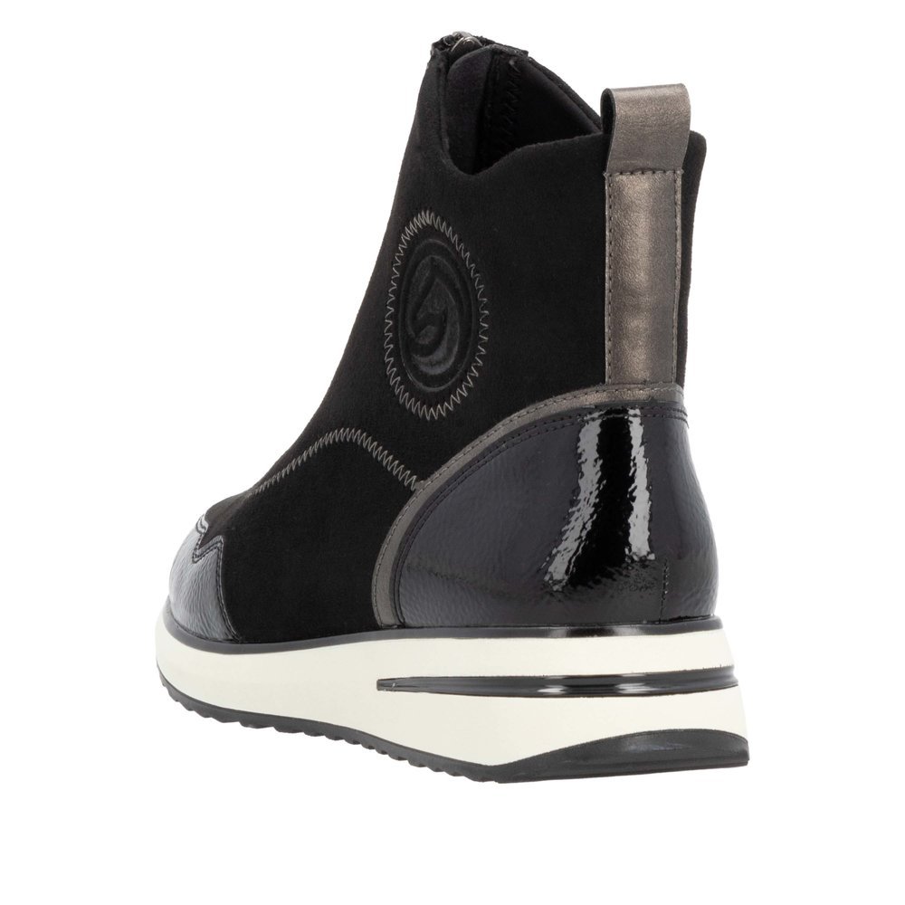 Remonte D1G70-03 Anatomical Ankle Boot Sneaker Black Remonte D1G70-03 Anatomical Ankle Boot Sneaker Black
