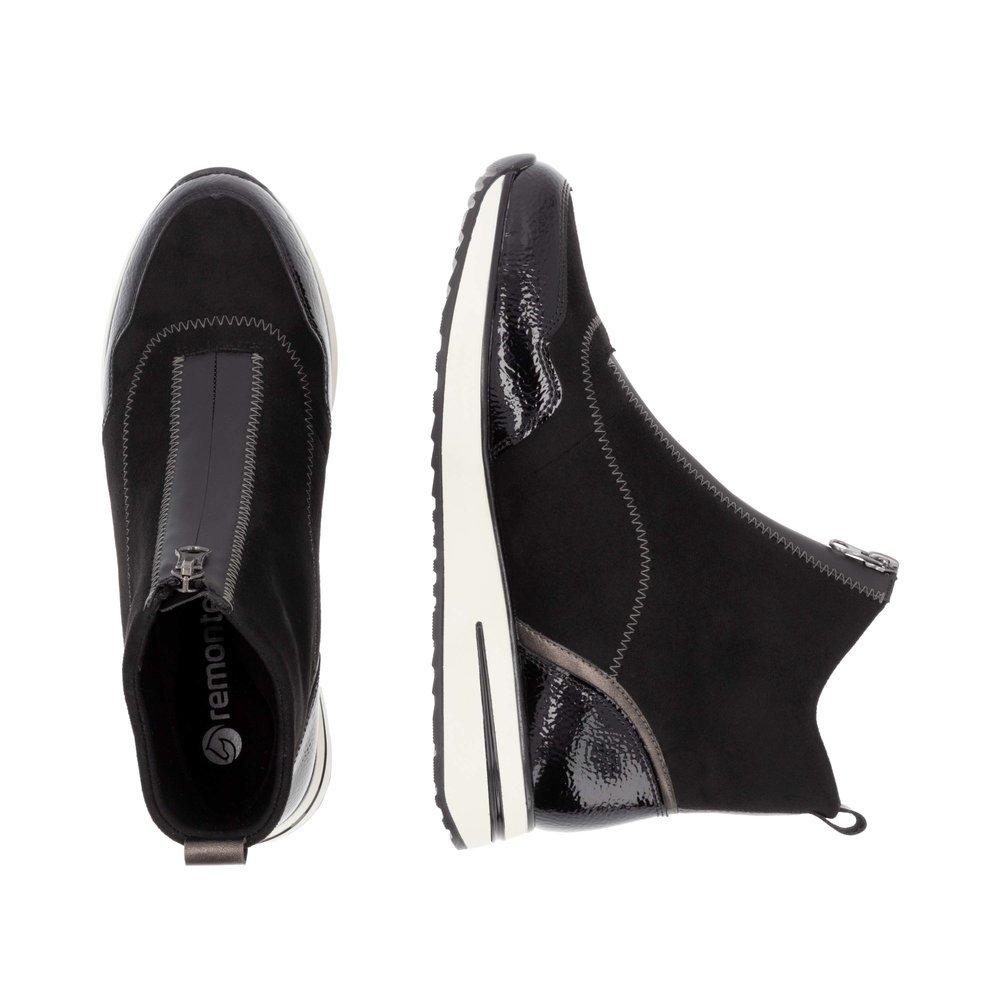 Remonte D1G70-03 Anatomical Ankle Boot Sneaker Black Remonte D1G70-03 Anatomical Ankle Boot Sneaker Black