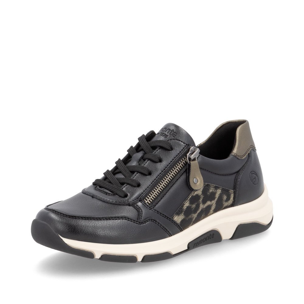 Remonte D1S01-03 Anatomical Leather Sneaker Black Remonte D1S01-03 Anatomical Leather Sneaker Black