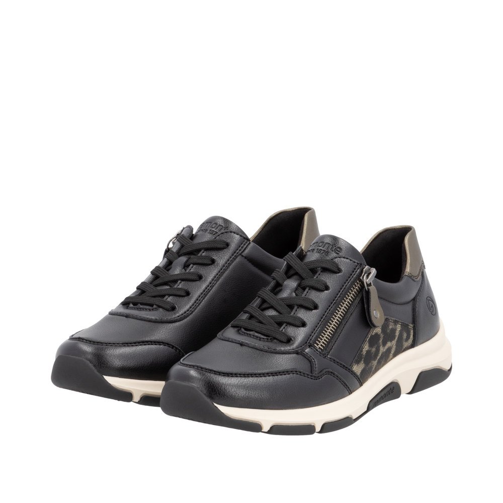 Remonte D1S01-03 Anatomical Leather Sneaker Black Remonte D1S01-03 Anatomical Leather Sneaker Black