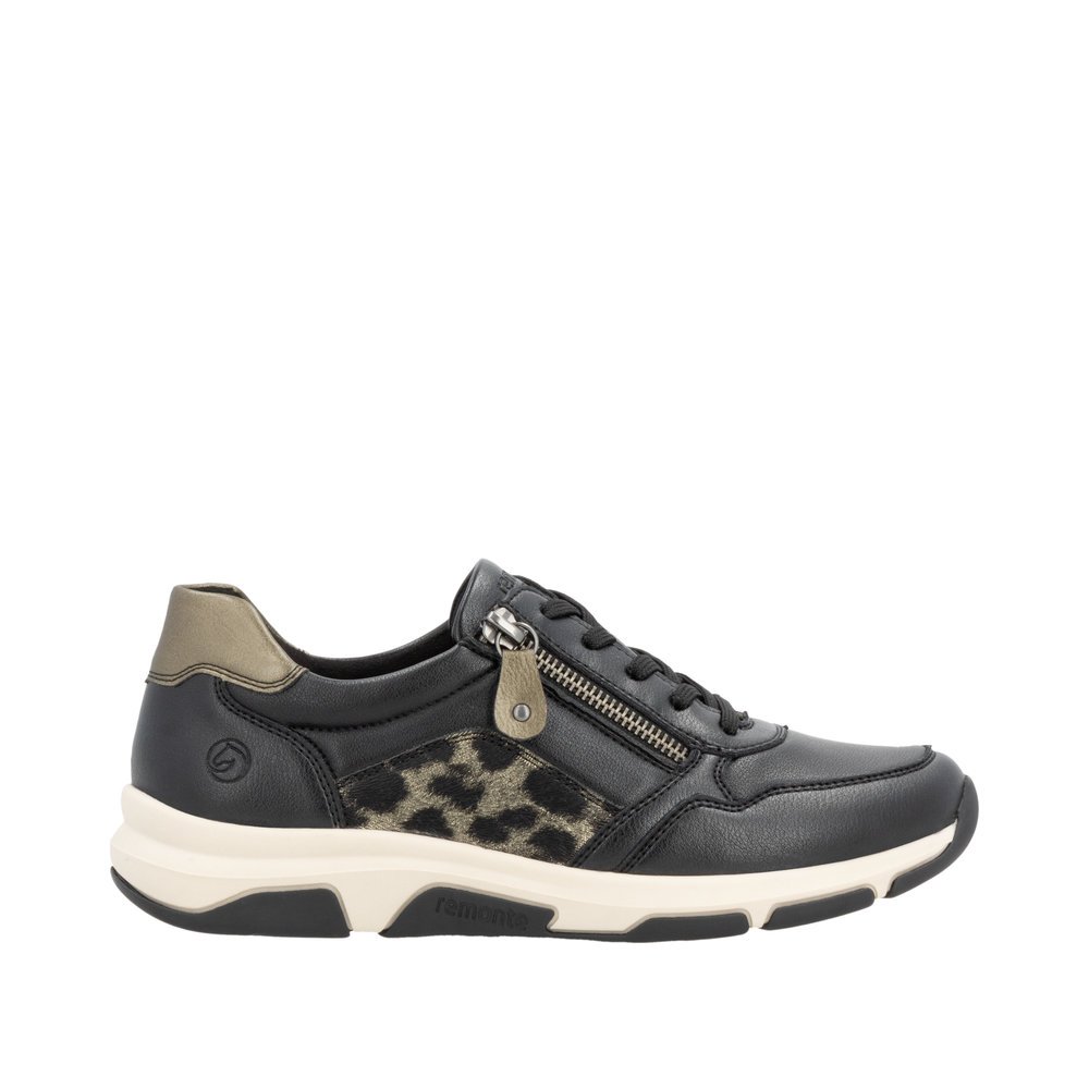 Remonte D1S01-03 Anatomical Leather Sneaker Black Remonte D1S01-03 Anatomical Leather Sneaker Black