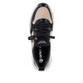 Remonte D1S02-04 Anatomical Leather Sneaker Black Beige Remonte D1S02-04 Anatomical Leather Sneaker Black Beige