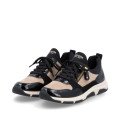 Remonte D1S02-04 Anatomical Leather Sneaker Black Beige Remonte D1S02-04 Anatomical Leather Sneaker Black Beige