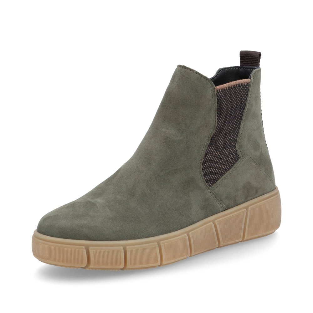 Remonte D1T71-54 Anatomical Leather Ankle Boot Khaki Remonte D1T71-54 Anatomical Leather Ankle Boot Khaki