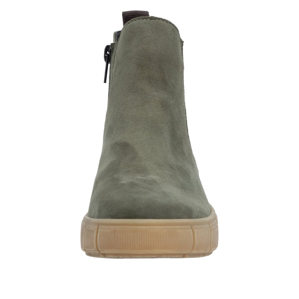 Remonte D1T71-54 Anatomical Leather Ankle Boot Khaki Remonte D1T71-54 Anatomical Leather Ankle Boot Khaki