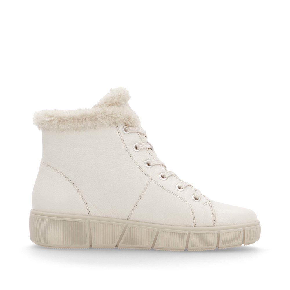 Remonte D1T72-80 Anatomical Leather Ankle Boot Ivory Remonte D1T72-80 Anatomical Leather Ankle Boot Ivory