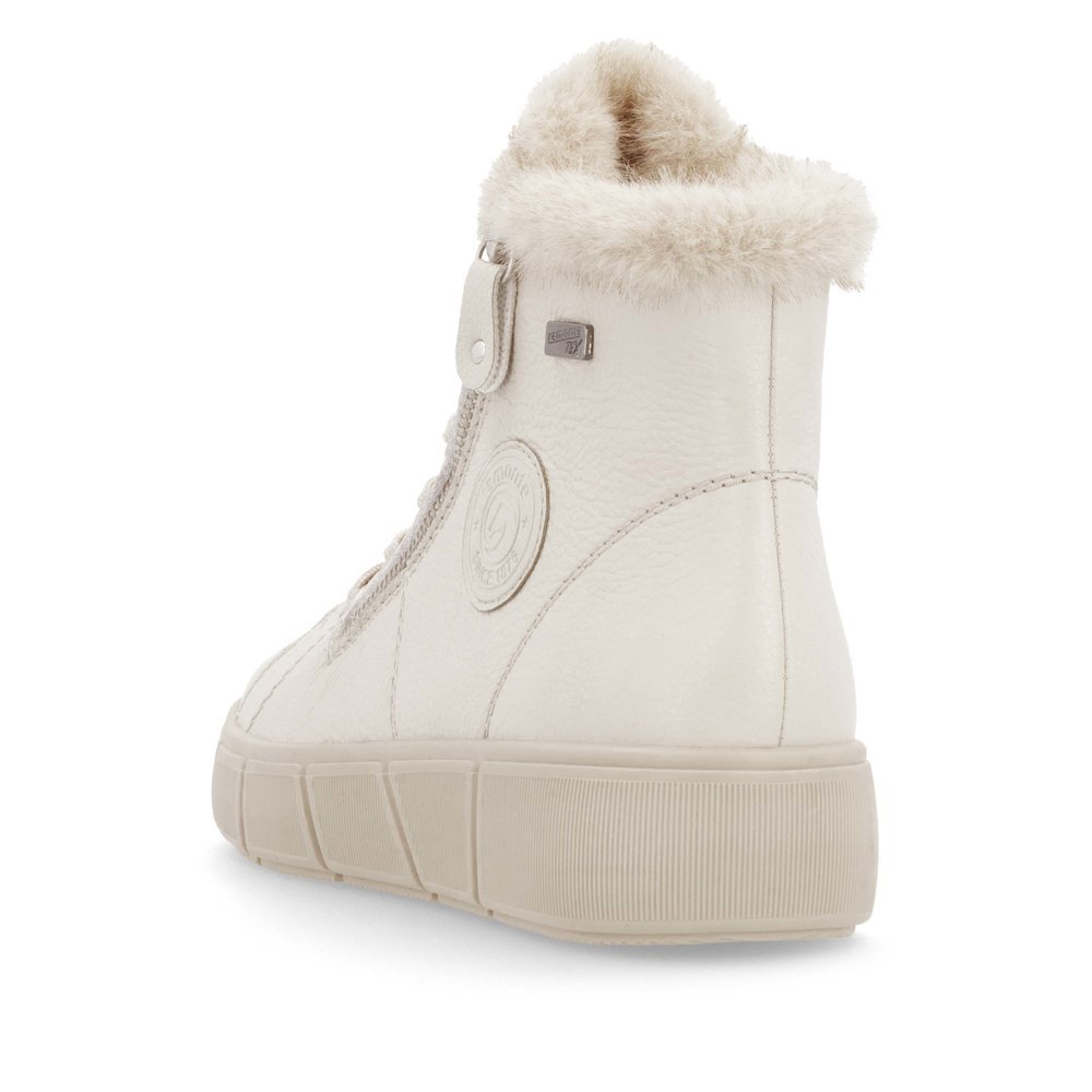 Remonte D1T72-80 Anatomical Leather Ankle Boot Ivory Remonte D1T72-80 Anatomical Leather Ankle Boot Ivory
