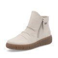 Remonte D1T73-60 Anatomical Leather Ankle Boot Ivory Remonte D1T73-60 Anatomical Leather Ankle Boot Ivory
