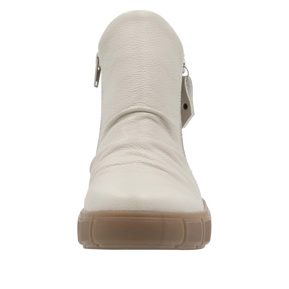 Remonte D1T73-60 Anatomical Leather Ankle Boot Ivory Remonte D1T73-60 Anatomical Leather Ankle Boot Ivory