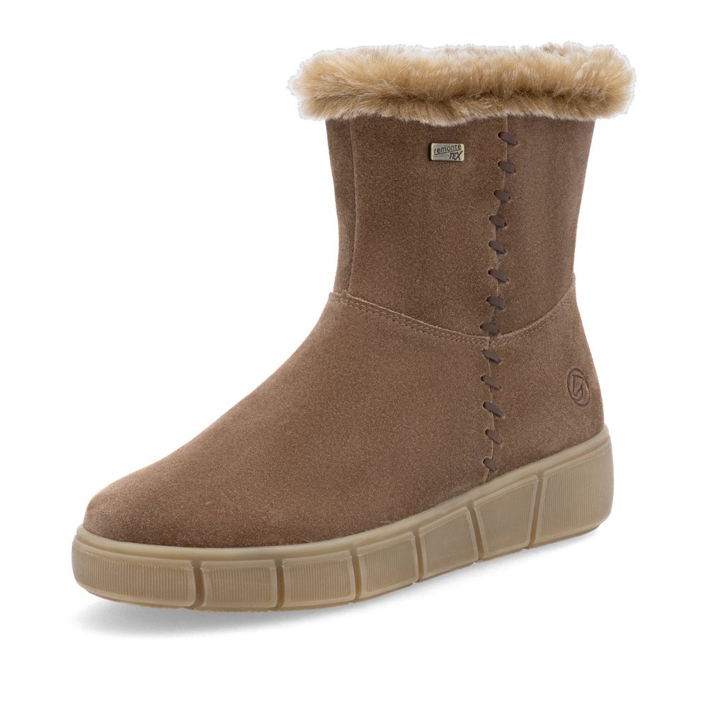 Remonte D1T75-20 Anatomical Leather Ankle Boot Cigar Remonte D1T75-20 Anatomical Leather Ankle Boot Cigar