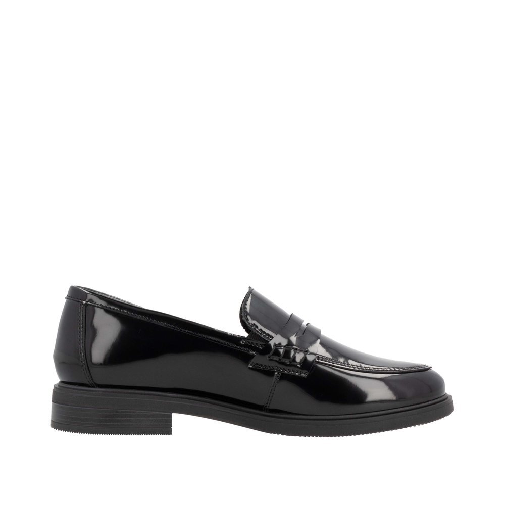 Remonte D1U01-00 Anatomical Leather Moccasin Black Remonte D1U01-00 Anatomical Leather Moccasin Black