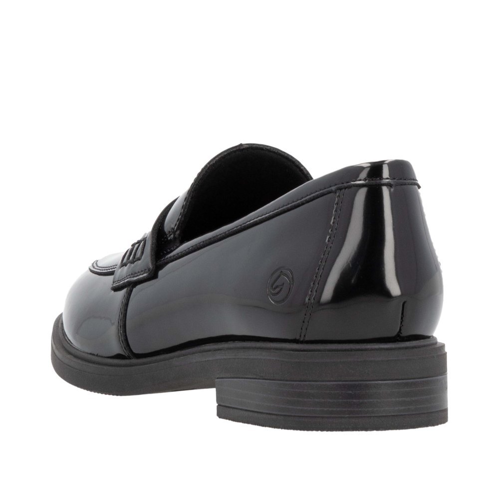 Remonte D1U01-00 Anatomical Leather Moccasin Black Remonte D1U01-00 Anatomical Leather Moccasin Black