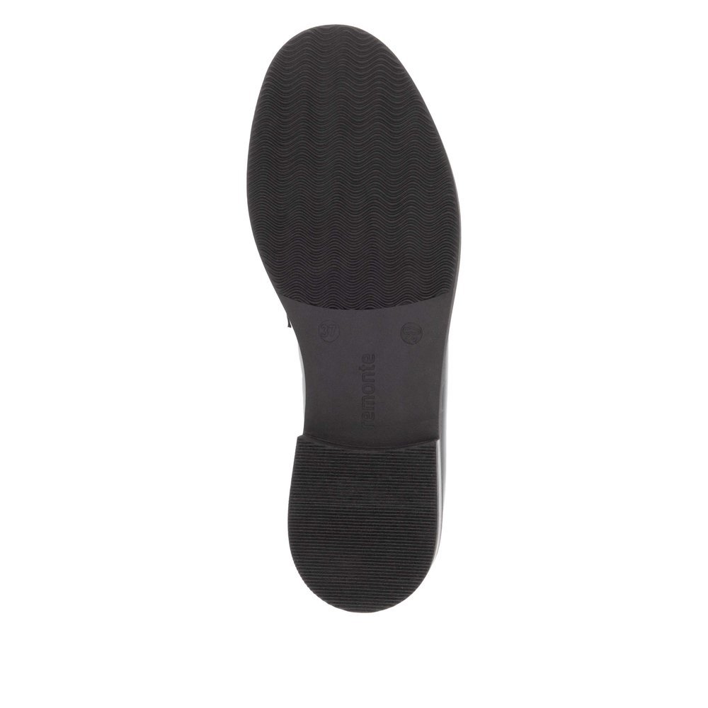 Remonte D1U01-00 Anatomical Leather Moccasin Black Remonte D1U01-00 Anatomical Leather Moccasin Black