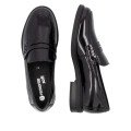 Remonte D1U01-00 Anatomical Leather Moccasin Black Remonte D1U01-00 Anatomical Leather Moccasin Black