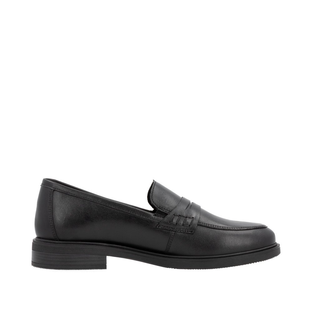 Remonte D1U01-01 Anatomical Leather Moccasin Black Remonte D1U01-01 Anatomical Leather Moccasin Black