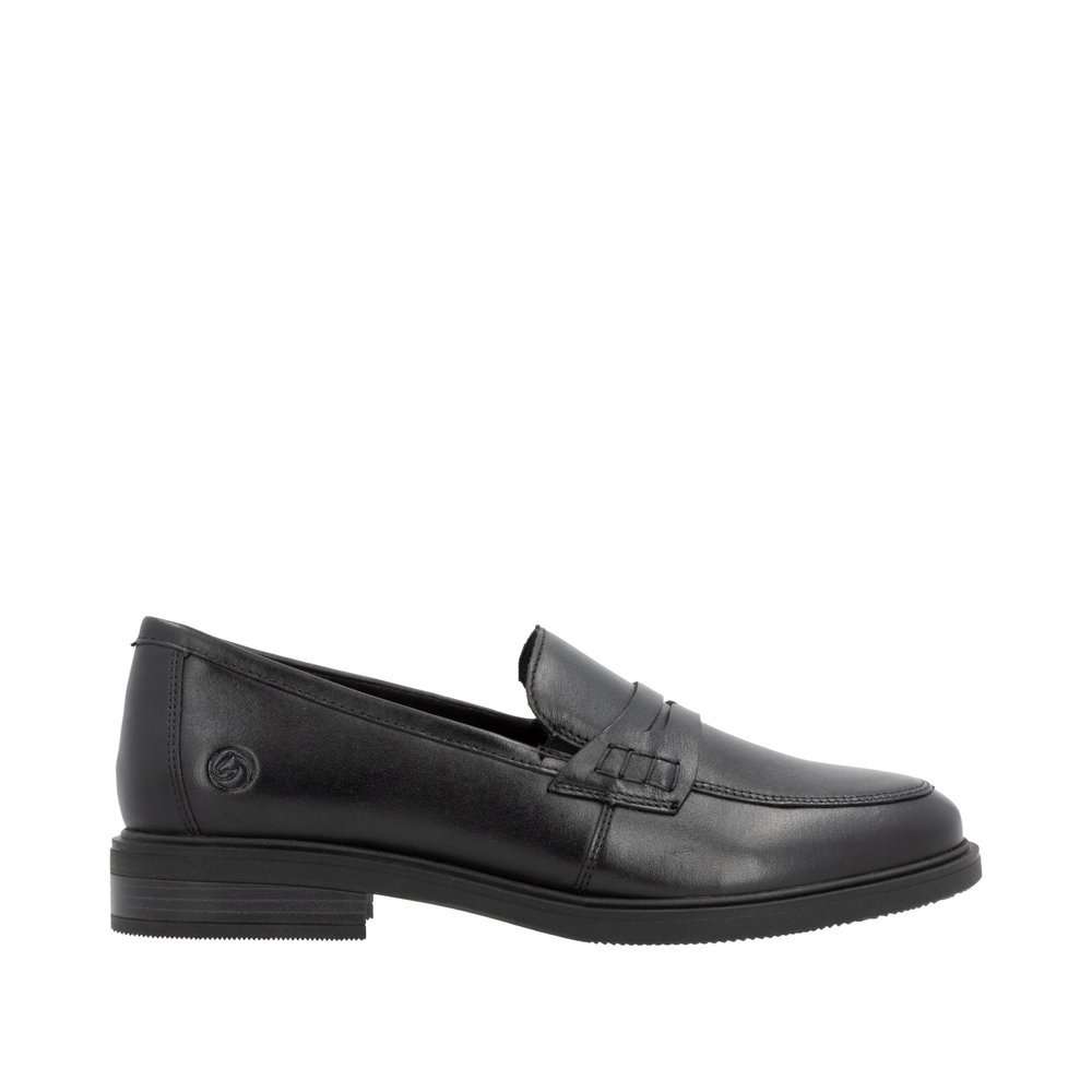 Remonte D1U01-01 Anatomical Leather Moccasin Black Remonte D1U01-01 Anatomical Leather Moccasin Black