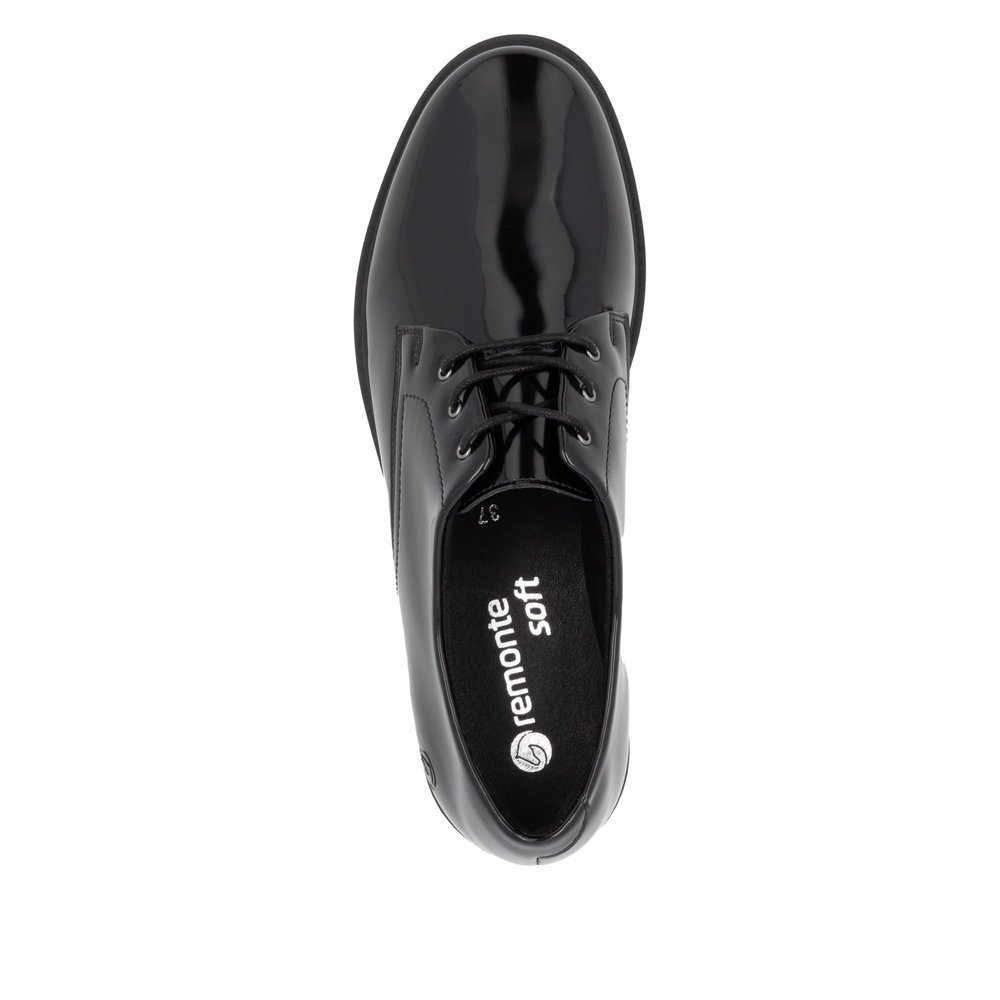 Remonte D1U02-00 Anatomical Leather Oxford Black Remonte D1U02-00 Anatomical Leather Oxford Black