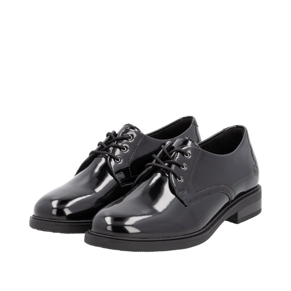 Remonte D1U02-00 Anatomical Leather Oxford Black Remonte D1U02-00 Anatomical Leather Oxford Black