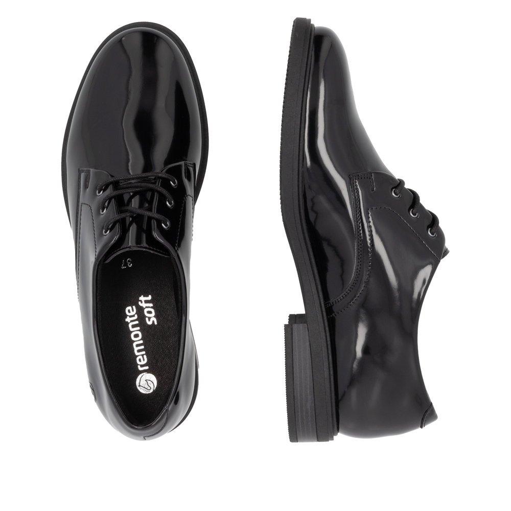 Remonte D1U02-00 Anatomical Leather Oxford Black Remonte D1U02-00 Anatomical Leather Oxford Black