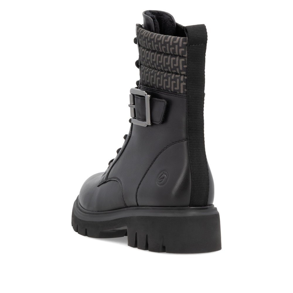 Remonte D1W71-03 Anatomic Leather Ankle Boot Black Remonte D1W71-03 Anatomic Leather Ankle Boot Black