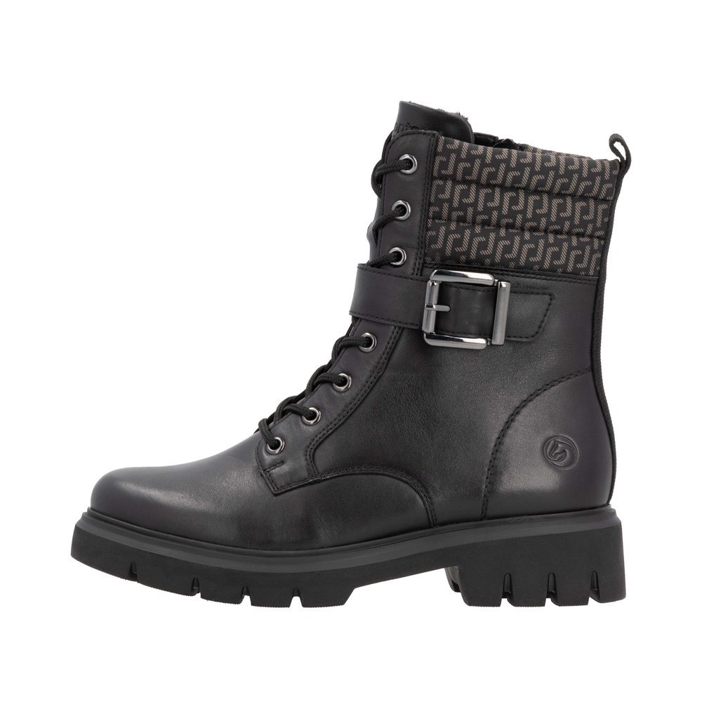 Remonte D1W71-03 Anatomic Leather Ankle Boot Black Remonte D1W71-03 Anatomic Leather Ankle Boot Black