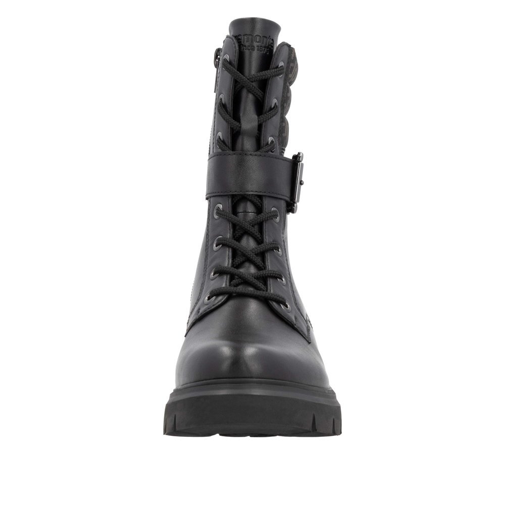Remonte D1W71-03 Anatomic Leather Ankle Boot Black Remonte D1W71-03 Anatomic Leather Ankle Boot Black
