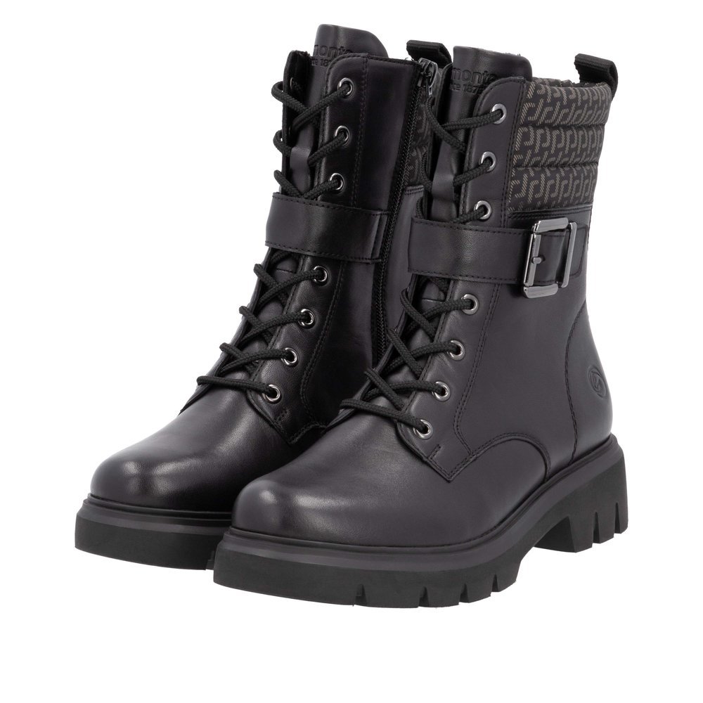 Remonte D1W71-03 Anatomic Leather Ankle Boot Black Remonte D1W71-03 Anatomic Leather Ankle Boot Black