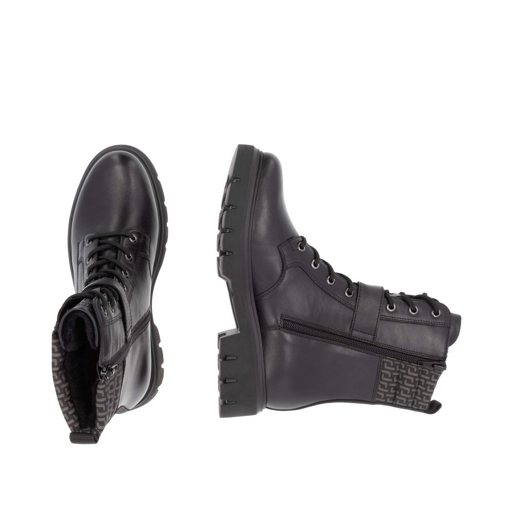Remonte D1W71-03 Anatomic Leather Ankle Boot Black Remonte D1W71-03 Anatomic Leather Ankle Boot Black