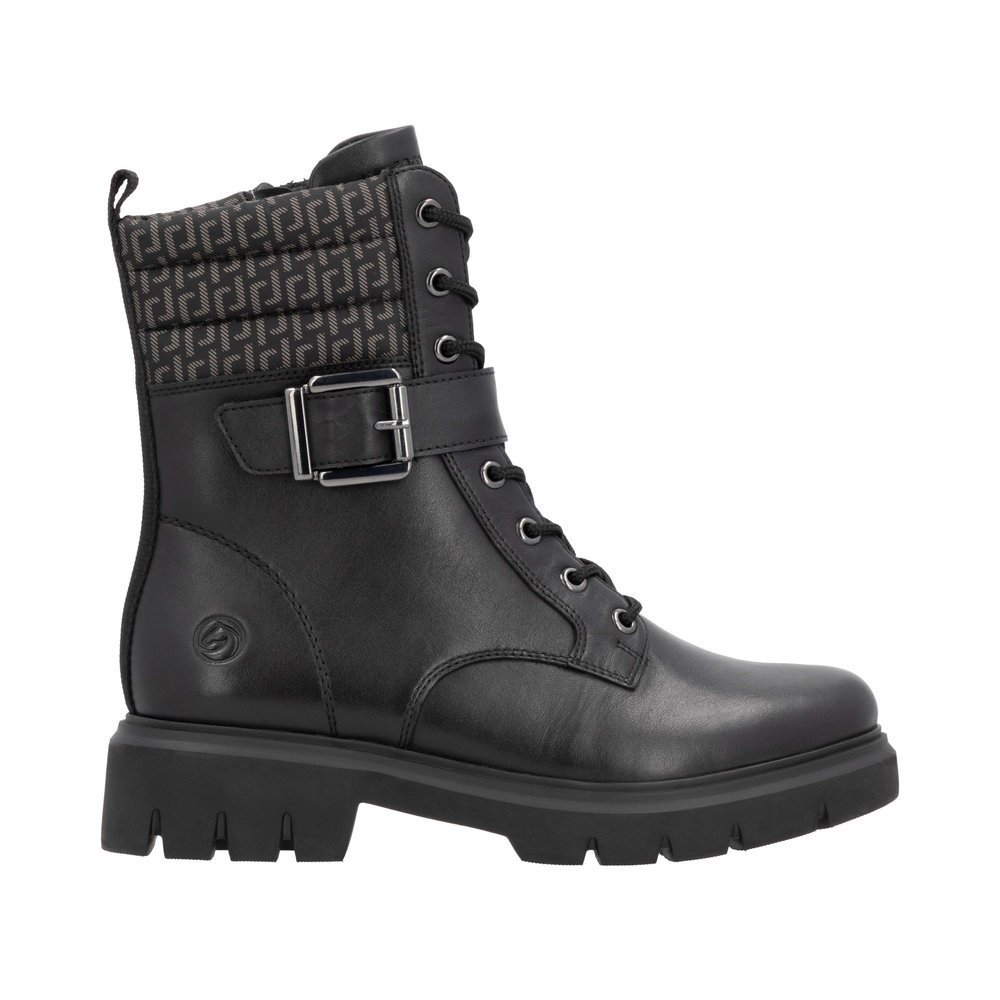 Remonte D1W71-03 Anatomic Leather Ankle Boot Black Remonte D1W71-03 Anatomic Leather Ankle Boot Black