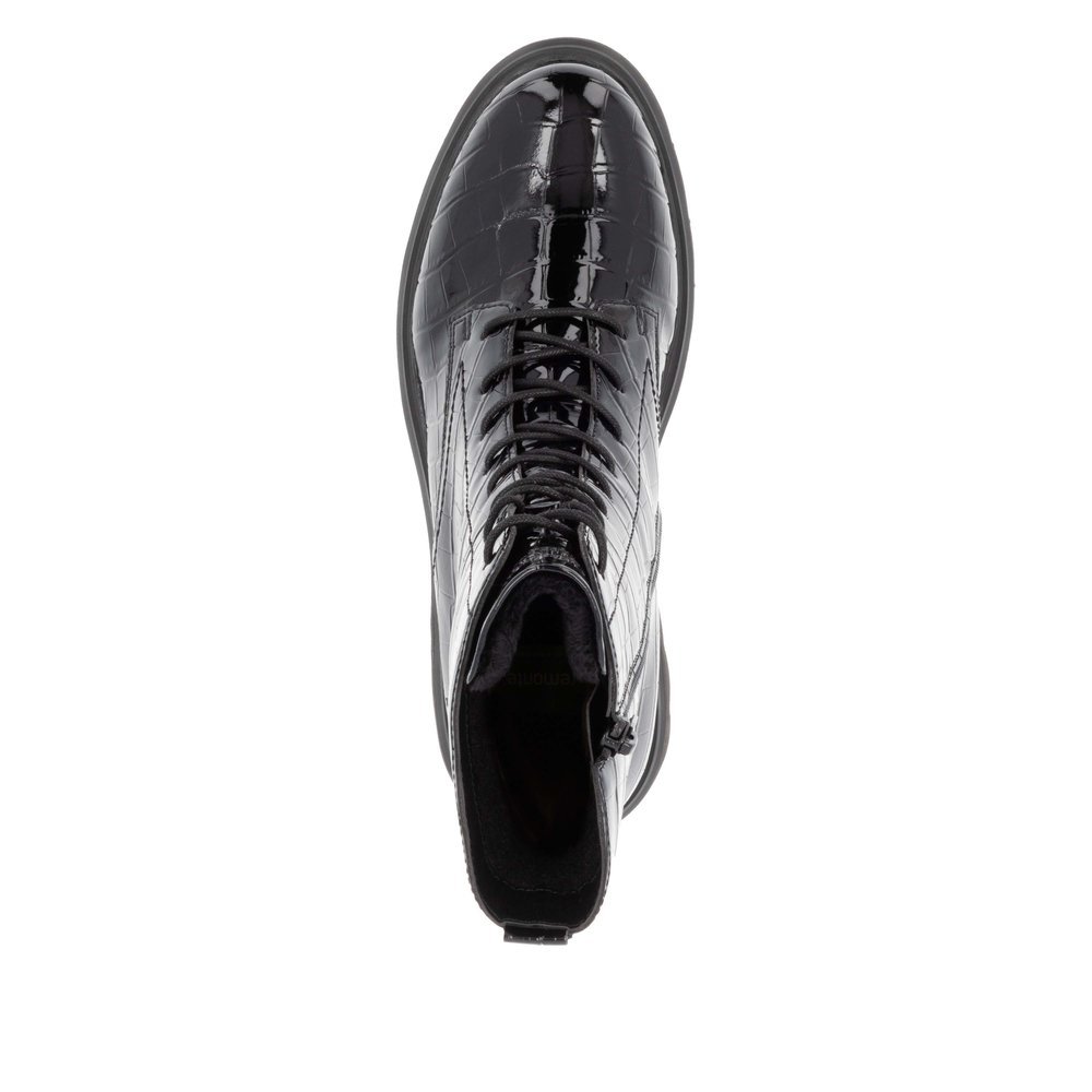 Remonte D1W72-02 Anatomic Leather Ankle Boot Black Remonte D1W72-02 Anatomic Leather Ankle Boot Black