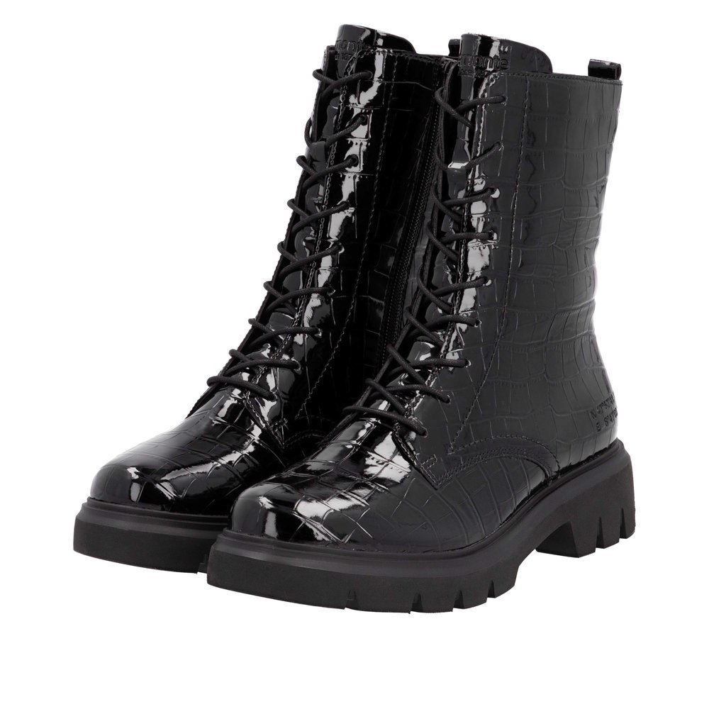 Remonte D1W72-02 Anatomic Leather Ankle Boot Black Remonte D1W72-02 Anatomic Leather Ankle Boot Black