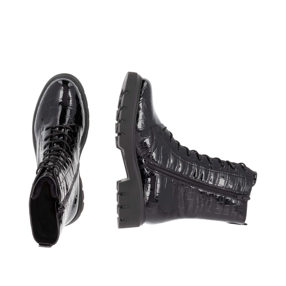 Remonte D1W72-02 Anatomic Leather Ankle Boot Black Remonte D1W72-02 Anatomic Leather Ankle Boot Black
