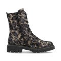 Remonte D1W72-03 Anatomic Leather Ankle Boot Black Bronze Remonte D1W72-03 Anatomic Leather Ankle Boot Black Bronze