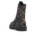 Remonte D1W72-03 Anatomic Leather Ankle Boot Black Bronze Remonte D1W72-03 Anatomic Leather Ankle Boot Black Bronze