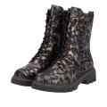 Remonte D1W72-03 Anatomic Leather Ankle Boot Black Bronze Remonte D1W72-03 Anatomic Leather Ankle Boot Black Bronze