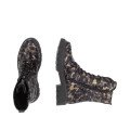 Remonte D1W72-03 Anatomic Leather Ankle Boot Black Bronze Remonte D1W72-03 Anatomic Leather Ankle Boot Black Bronze