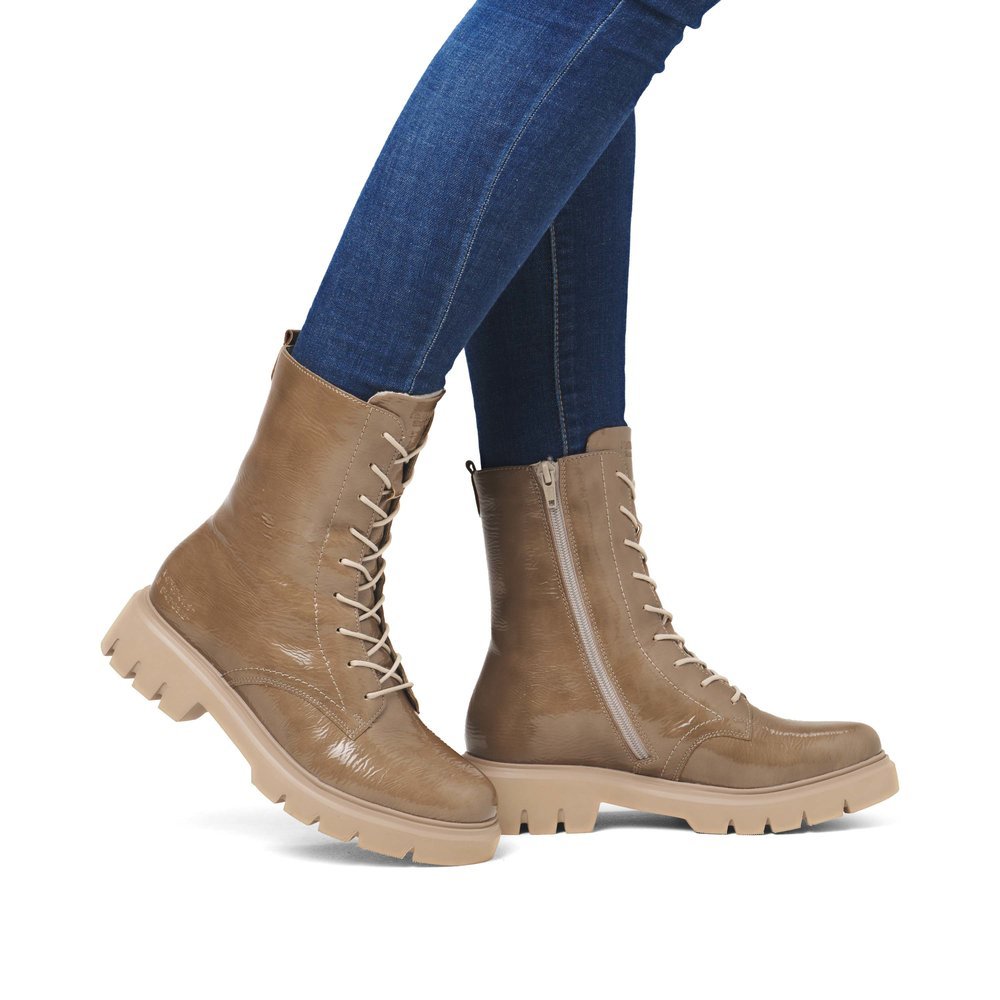Remonte D1W72-64 Anatomic Leather Ankle Boot Cigar Remonte D1W72-64 Anatomic Leather Ankle Boot Cigar