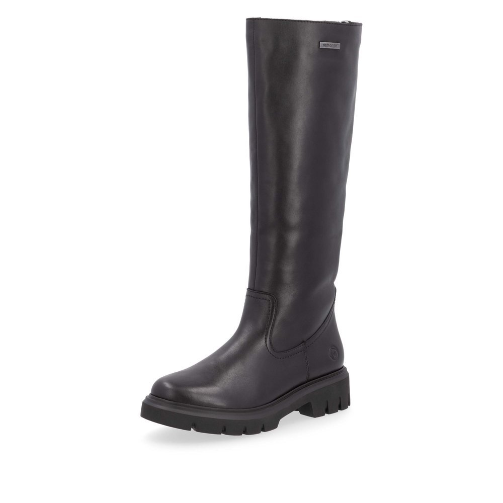 Remonte D1W73-00 Anatomical Leather Boot Black 5cm Remonte D1W73-00 Anatomical Leather Boot Black 5cm