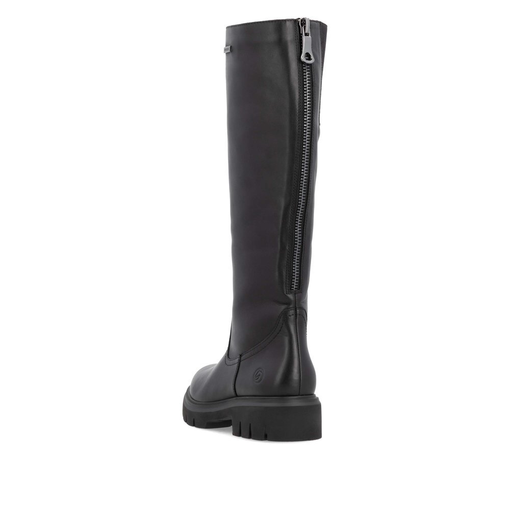 Remonte D1W73-00 Anatomical Leather Boot Black 5cm Remonte D1W73-00 Anatomical Leather Boot Black 5cm